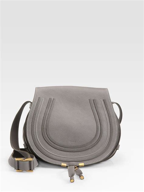 chloe marcie crossbody cashmere grey|Chloe Women's The Marcie Bag .